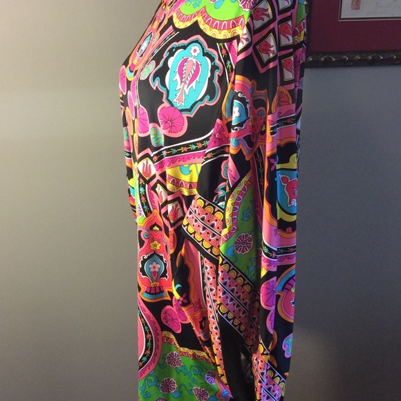 Trina Turk Marrakesh Dress Swim Tunic Size Medium - Picture 5 of 8